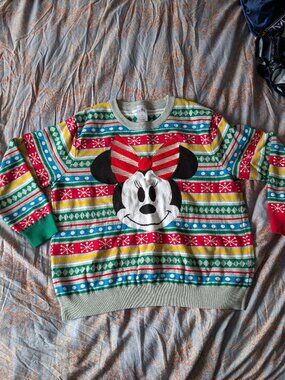 Minnie Mouse Disney christmas holiday sweater